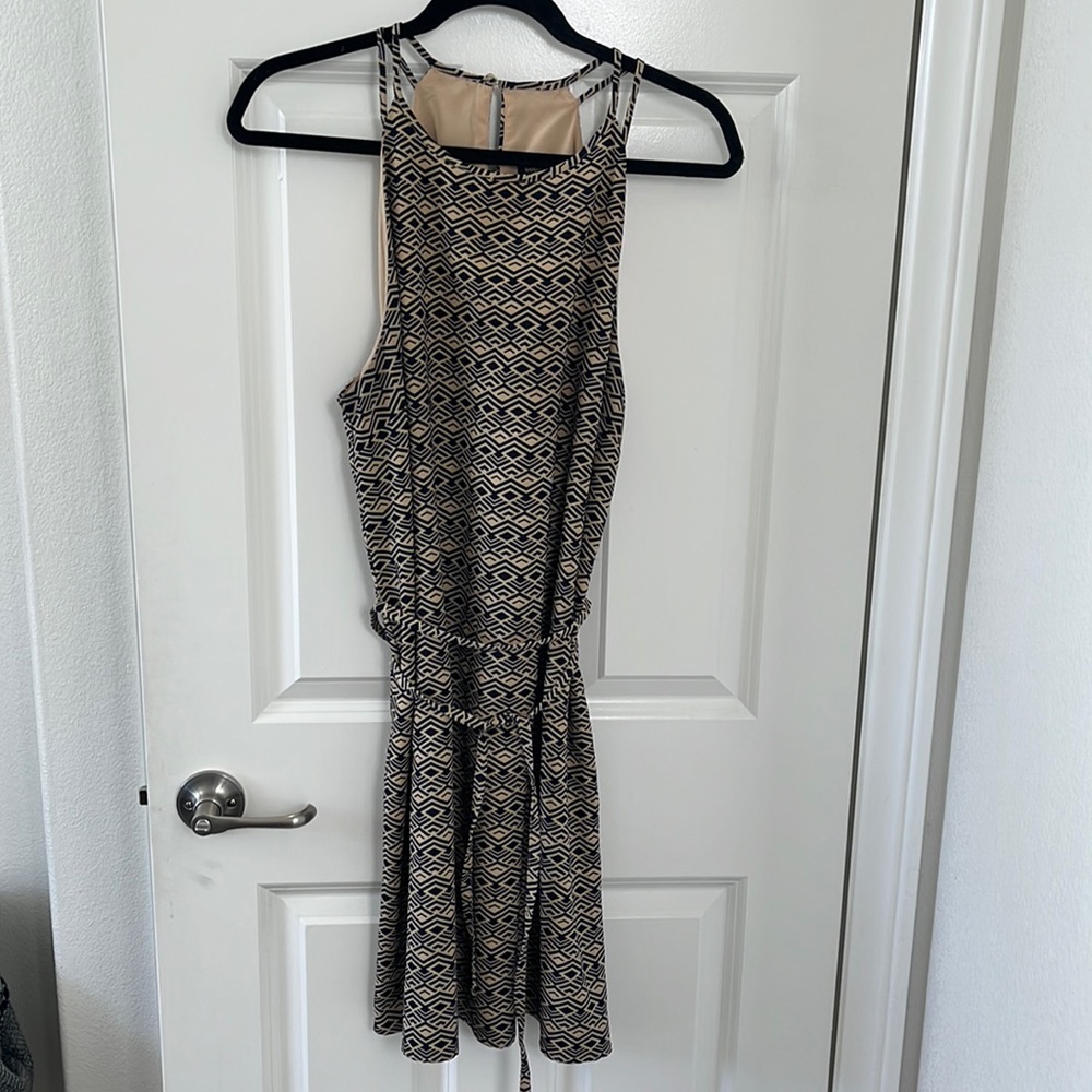 Banana Republic belted tank dress